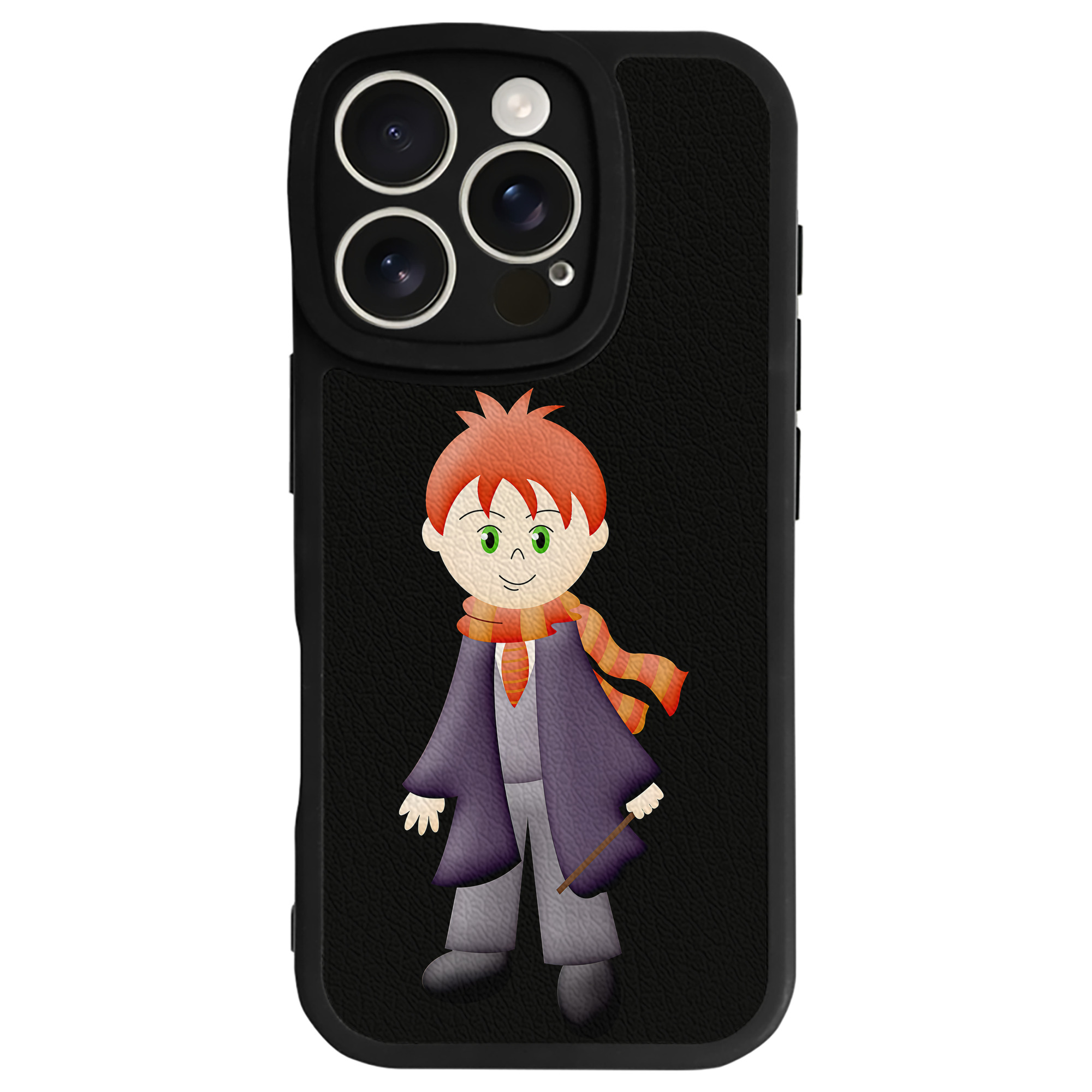 （画像用） Harry Potter ハリー・ポッターシリーズ 【iPhone 16シリーズ対応】シリコンスマホケース（レザー調） 材質：シリコン